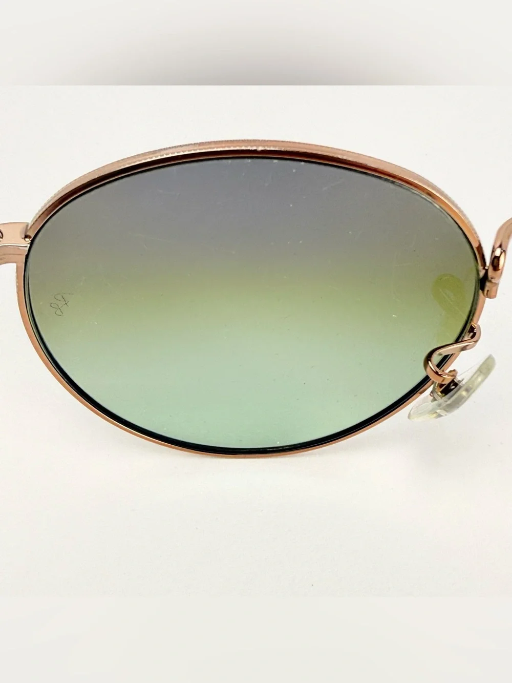 Ray-Ban 3447 Bronze / Copper Frame Sunglasses with Green Gradient Lenses 50/21